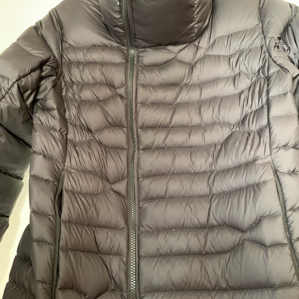 Long north face puffer jacket